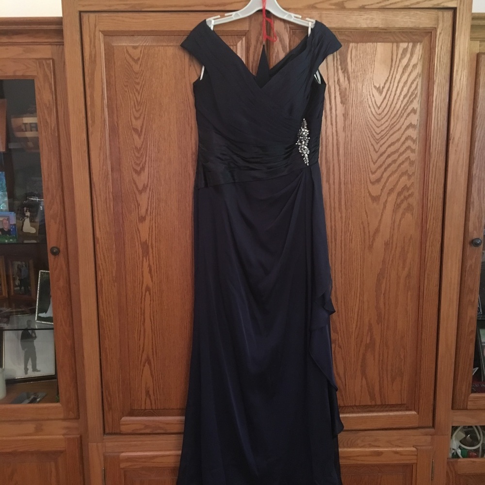 Jade by Jasmine Navy Gown